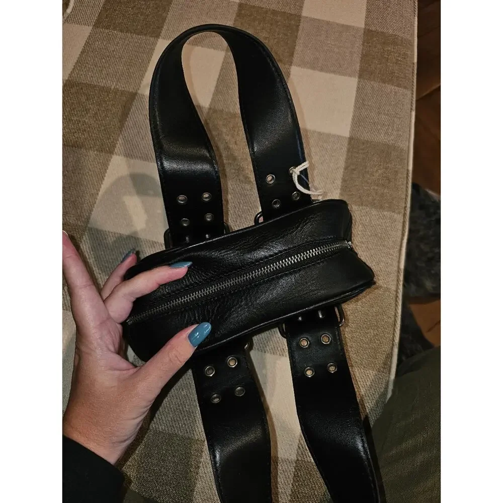 Nwt Free People Say Yes Bag in Black